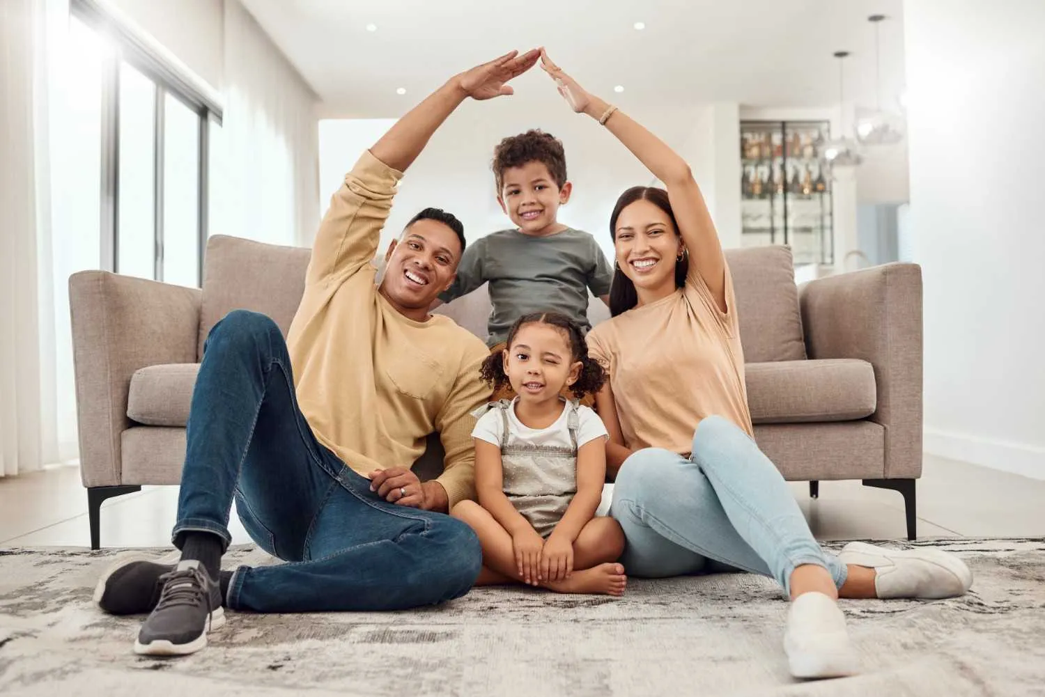 A secure, well-protected family home